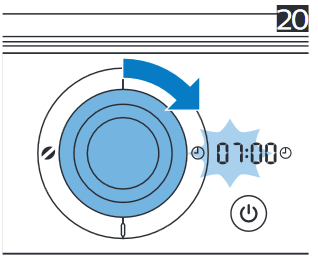 Philips - HD7769 - Timer einstellen - Schritt 2 Timer einstellen - Schritt 2