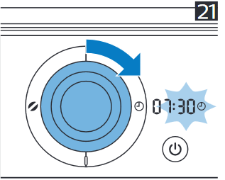 Philips - HD7769 - Timer einstellen - Schritt 4 Timer einstellen - Schritt 4