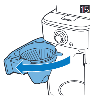 Philips - HD7769 - Kaffeebohnen verwenden - Schritt 3 Kaffeebohnen verwenden - Schritt 3