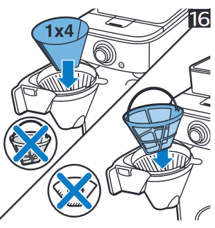 Philips - HD7769 - Kaffeebohnen verwenden - Schritt 4 Kaffeebohnen verwenden - Schritt 4