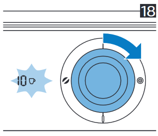 Philips - HD7769 - Kaffeebohnen verwenden - Schritt 5 Kaffeebohnen verwenden - Schritt 5