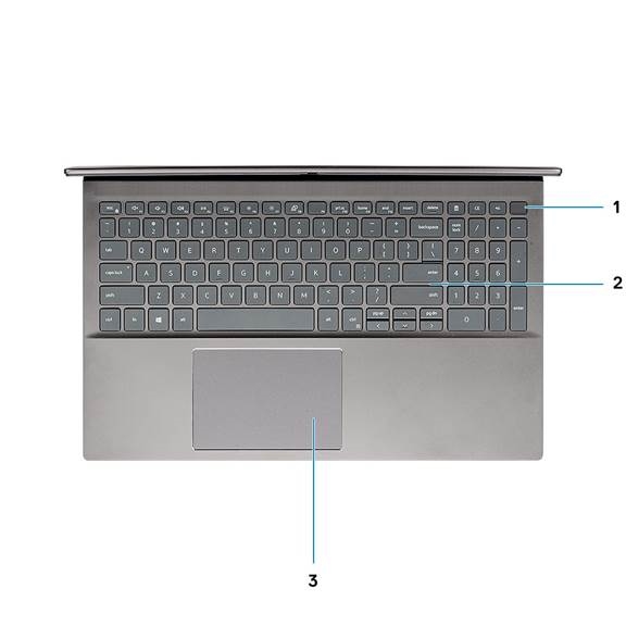 Dell - Vostro 5502 - Handauflagenansicht Handauflagenansicht