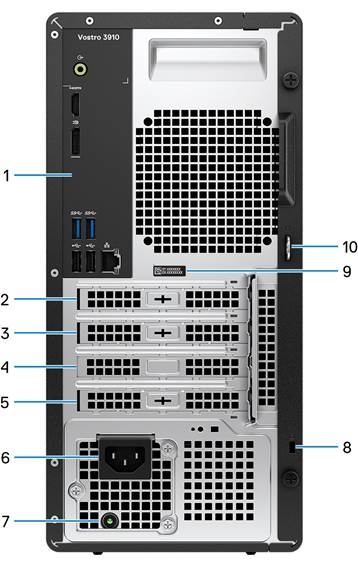 Dell - Vostro 3910 - Ansichten - Rückseite Ansichten - Rückseite