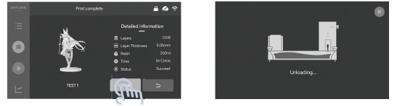 Anycubic - Photon Mono M7 Pro - Nach dem Drucken - Schritt 1 Nach dem Drucken - Schritt 1