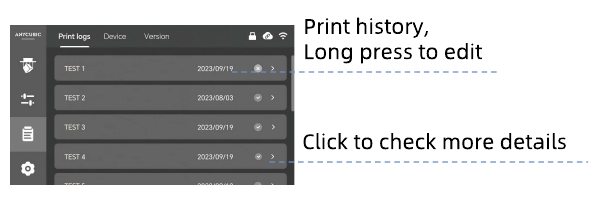 Anycubic - Photon Mono M7 Pro - Menüverzeichnis - Teil 12 Menüverzeichnis - Teil 12