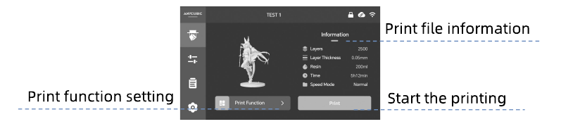 Anycubic - Photon Mono M7 Pro - Menüverzeichnis - Teil 3 Menüverzeichnis - Teil 3
