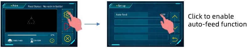 Anycubic - Photon M3 Max - Auto-Feed - Anweisungen - Schritt 2 Auto-Feed - Anweisungen - Schritt 2