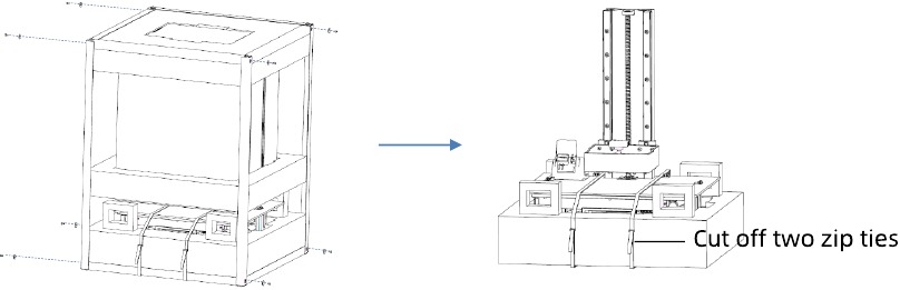 Anycubic - Photon M3 Max - Vorbereitungen - Schritt 1 Vorbereitungen - Schritt 1