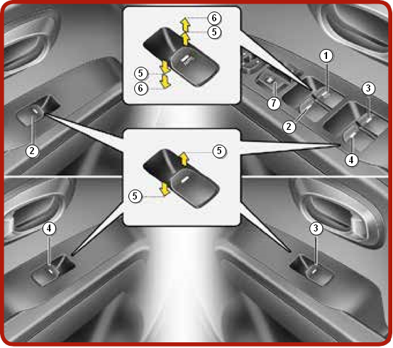Kia - Soul 2015 - Fenster / Scheibenwischer und Waschanlage Fenster / Scheibenwischer und Waschanlage