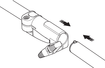 Husqvarna - 122LK - Den zweiteiligen Schaft montieren - Schritt 2 Den zweiteiligen Schaft montieren - Schritt 2