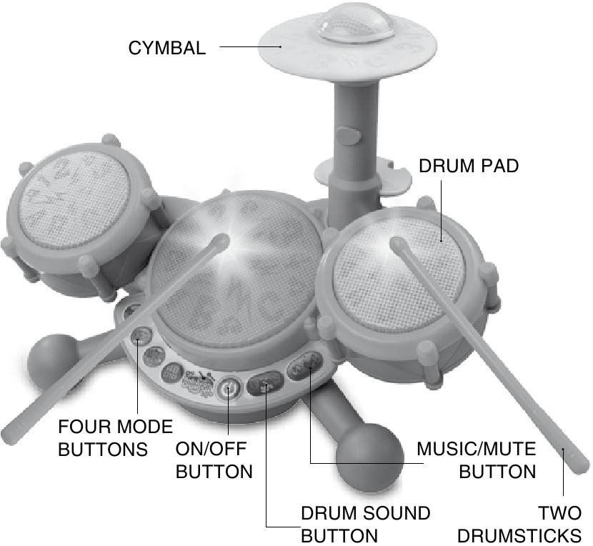 VTech - KidiBeats Drum Set - Übersicht Übersicht