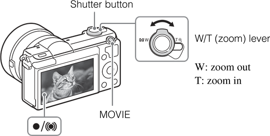 Sony - A5100 - Standbilder/Filme aufnehmen Standbilder/Filme aufnehmen