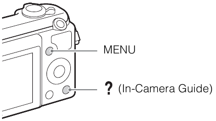 Sony - A5100 - Anzeigen des Handbuchs Anzeigen des Handbuchs
