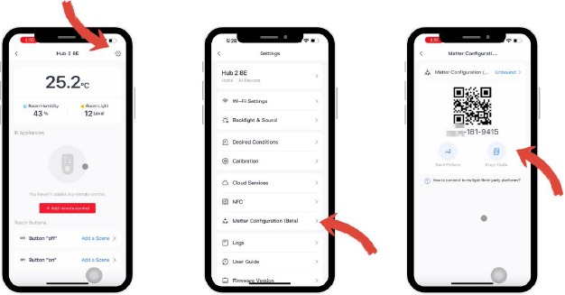 SwitchBot - Hub 2 - Einrichtung - Erste Schritte mit Matter Einrichtung - Erste Schritte mit Matter