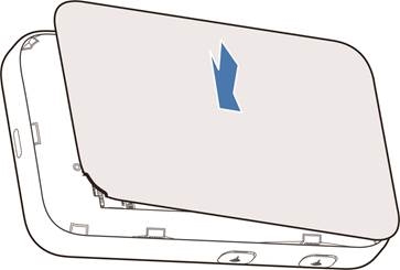 ZTE - U50 - Nano-SIM-Karte und Akku einlegen - Schritt 4 Nano-SIM-Karte und Akku einlegen - Schritt 4