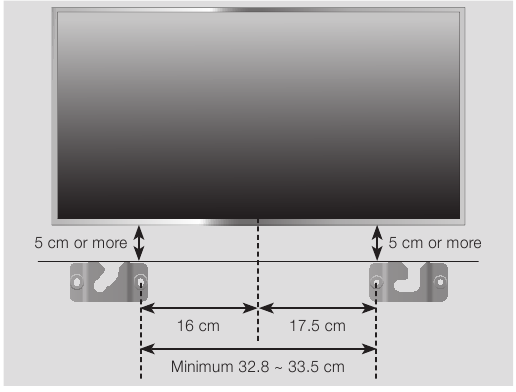 Samsung - HW-J450 - ANBRINGEN DER HALTERUNG ANBRINGEN DER HALTERUNG