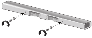 Samsung - HW-J450 - WANDHALTERUNG INSTALLIEREN - Schritt 4 WANDHALTERUNG INSTALLIEREN - Schritt 4