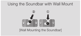 Samsung - HW-J450 - WANDHALTERUNG INSTALLIEREN - Schritt 5 WANDHALTERUNG INSTALLIEREN - Schritt 5