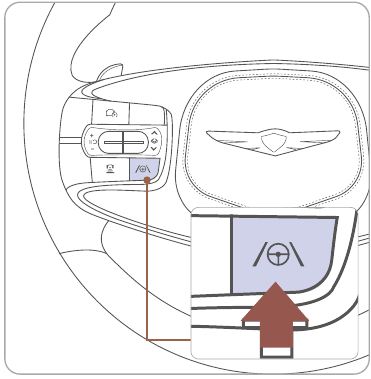 GENESIS - G90 2024 - FAHREN - SPURHALTEASSISTENT (LKA) FAHREN - SPURHALTEASSISTENT (LKA)