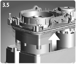 GRUNDFOS - Sololift2 C-3 - Wenn Fremdkörper im Behälter - Schritt 5 Wenn Fremdkörper im Behälter - Schritt 5
