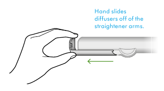 Dyson - Airstrait - Reinigung der Diffusoren Reinigung der Diffusoren