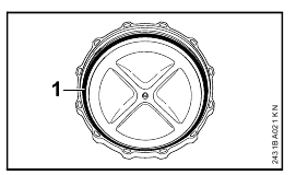 Dichtung im Deckel