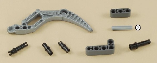 Lego - MINDSTORMS NXT - Benötigte Teile für Schritt 3 Benötigte Teile für Schritt 3