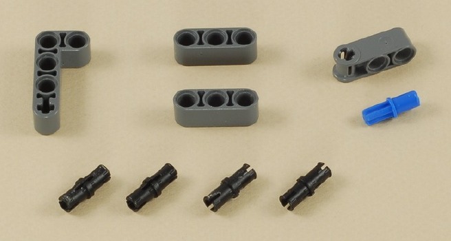 Lego - MINDSTORMS NXT - Benötigte Teile für Schritt 5 Benötigte Teile für Schritt 5