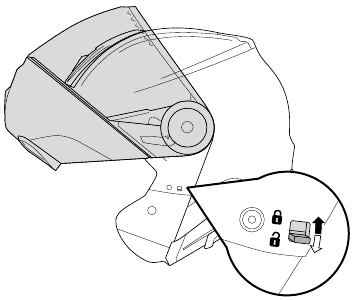 SCHUBERTH - C5 - Verriegeln und Entriegeln des Kinnteils Verriegeln und Entriegeln des Kinnteils