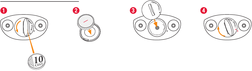 Sigma - ROX 4.0 - HERZFREQUENZSENSOR BATTERIEWECHSEL HERZFREQUENZSENSOR BATTERIEWECHSEL