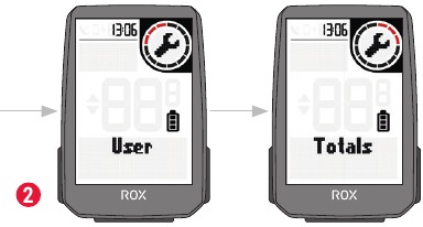 Sigma - ROX 4.0 - EINSTELLUNGEN - Schritt 2 EINSTELLUNGEN - Schritt 2