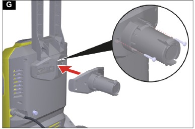 Kärcher - K 4 - Schlauchaufwicklung montieren - Schritt 1 Schlauchaufwicklung montieren - Schritt 1