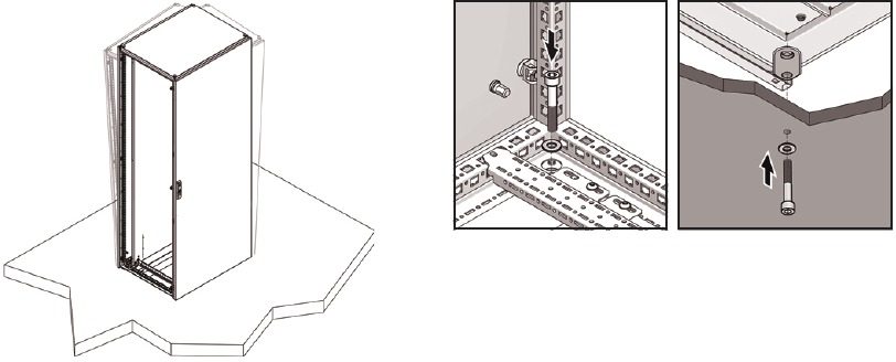 Rittal - VX25 - Sicherung bei dynamischer Belastung Sicherung bei dynamischer Belastung