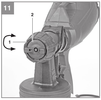 EINHELL - TC-SY 400 P - Zerlegen und Reinigen der Pistole - Schritt 1 Zerlegen und Reinigen der Pistole - Schritt 1