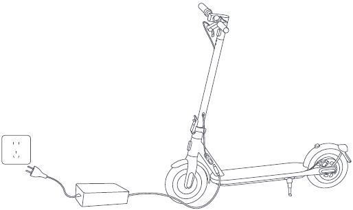 Xiaomi - 4 - Laden Sie Ihren Scooter - Schritt 2 Laden Sie Ihren Scooter - Schritt 2