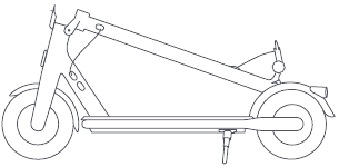 Xiaomi - 4 - Zusammenklappen - Schritt 2 - Vorbau zusammenklappen Zusammenklappen - Schritt 2 - Vorbau zusammenklappen