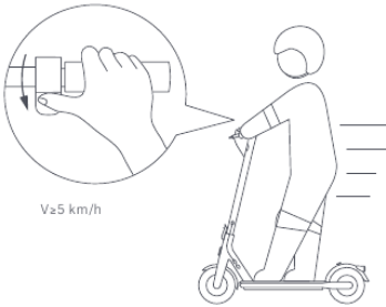 Xiaomi - 4 - Fahrweise - Schritt 1 Fahrweise - Schritt 1