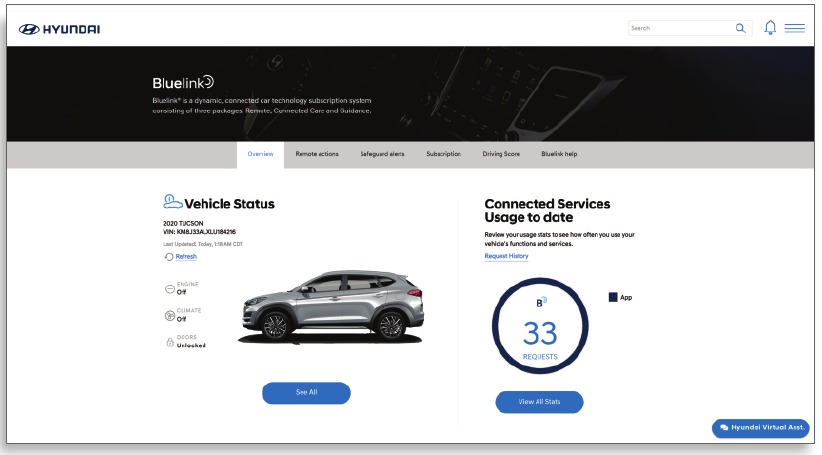 Hyundai - Bluelink - Bluelink Startseite Bluelink Startseite
