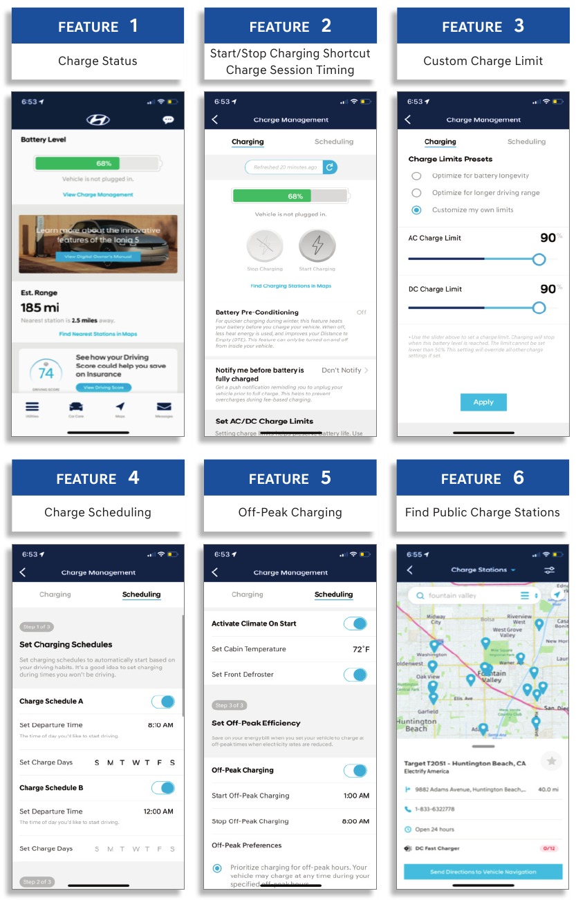 Hyundai - Bluelink - Exklusive Funktionen für Elektro- und Plug-in-Hybridfahrzeuge Exklusive Funktionen für Elektro- und Plug-in-Hybridfahrzeuge