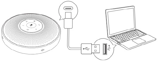 eMeet - OfficeCore M2 - Verbindung - Schritt 1 Verbindung - Schritt 1