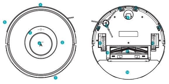 VIOMI - V5 PRO - Saugroboter und Sensoren Saugroboter und Sensoren