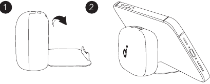 Soundcore - P30i - Verwendung des Telefonhalters Verwendung des Telefonhalters