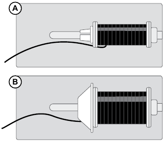 Singer - C7200 - Vorbereitungen - Schritt 3 - Haupt-Garnrollenstift Vorbereitungen - Schritt 3 - Haupt-Garnrollenstift