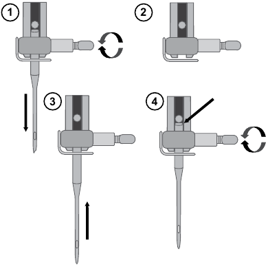 Singer - C7200 - Vorbereitungen - Schritt 8 - Nadel wechseln Vorbereitungen - Schritt 8 - Nadel wechseln