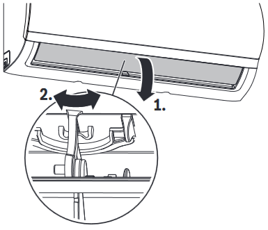 Bosch - Climate 2000 - Horizontaler Swing (links/rechts) Horizontaler Swing (links/rechts)