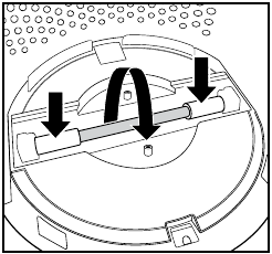Abbildung: Entfernen der UV-C-Birne