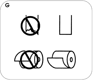 Epson - TM-U220 - Rollenpapier einlegen – Schritt 1 Rollenpapier einlegen – Schritt 1