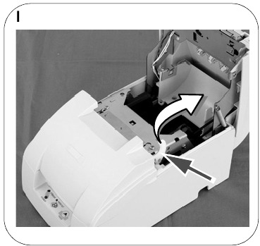 Epson - TM-U220 - Rollenpapier einlegen – Schritt 3 Rollenpapier einlegen – Schritt 3