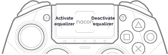 Nacon - REVOLUTION 5 PRO - Audiosteuerung - Touchpad - ERWEITERTER MODUS Audiosteuerung - Touchpad - ERWEITERTER MODUS