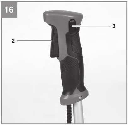 EINHELL - AGILLO 36/255 BL - Betrieb - Schritt 1 - Gerät einschalten Betrieb - Schritt 1 - Gerät einschalten
